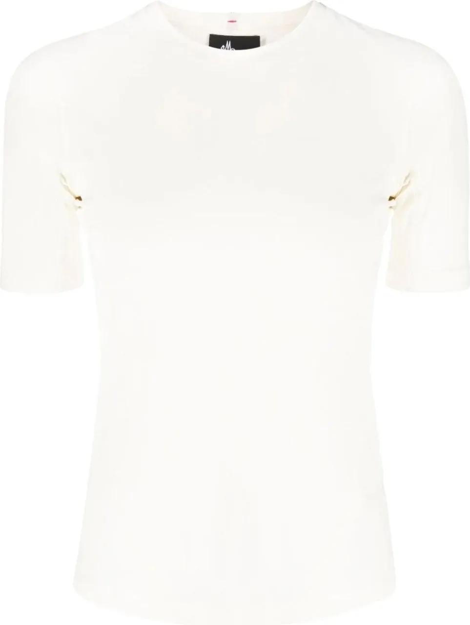 Thumbnail - Moncler - Grenoble Day Namic Logo T-shirt - Größe L - weiß
