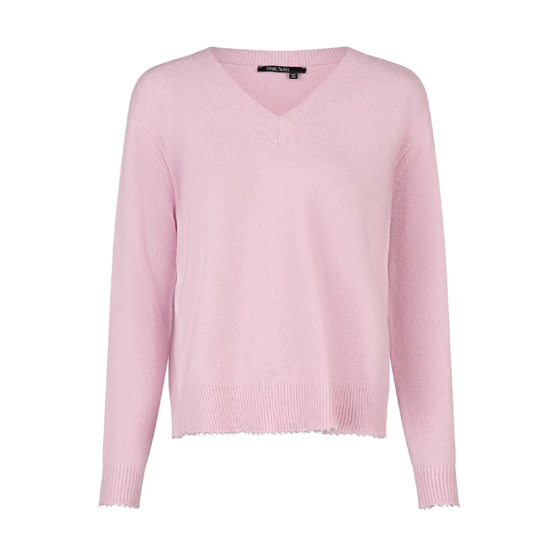 Marc Aurel Pullover Dieser V-Ausschnitt-Pullover aus Cotton/Wool-Mix m pink