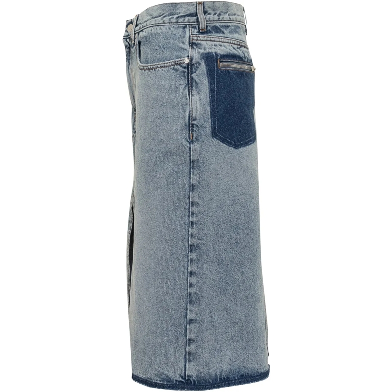 Stella McCartney Jupe midi Gonna Midi Vintage hellblau(Image 3)