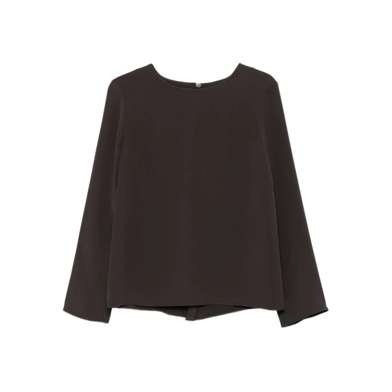 P.A.R.O.S.H. Langärmeliges Oberteil Long Sleeves Blouse Black