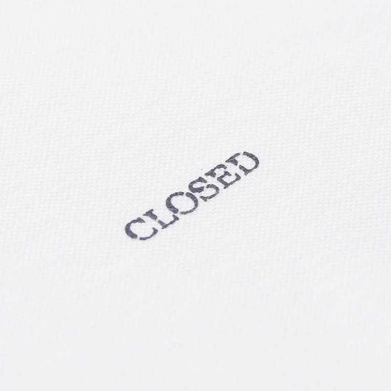 Closed Polohemd Poloshirt mit Logo weiß(Image 3)