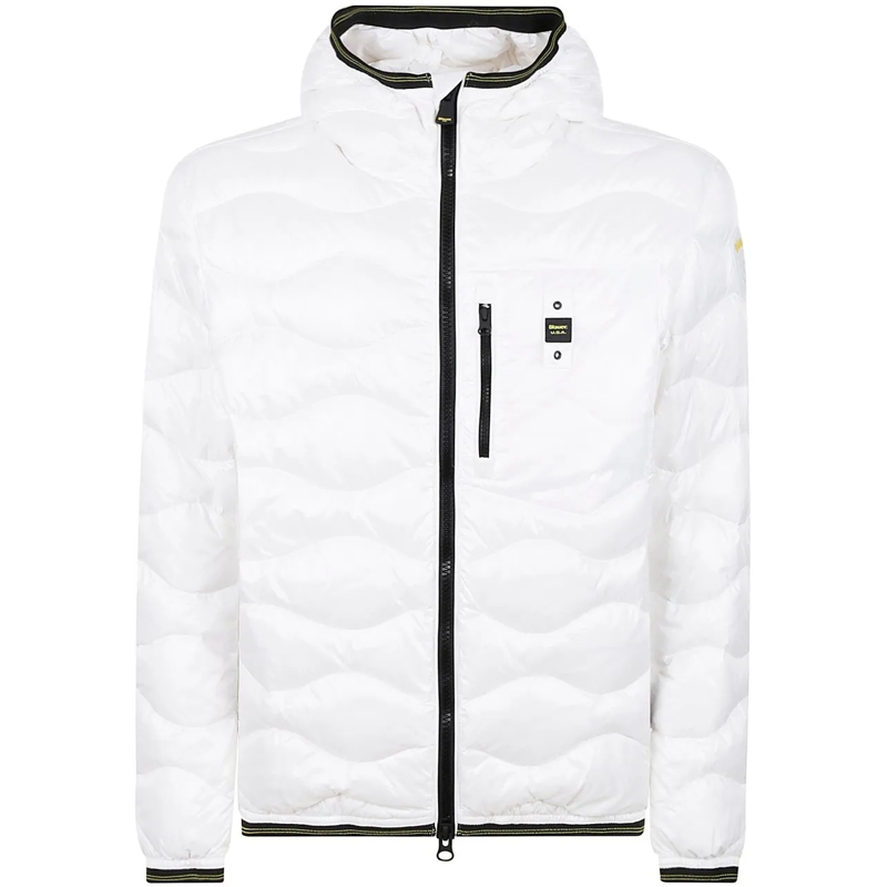 Blauer Daunenjacke Coats White weiß