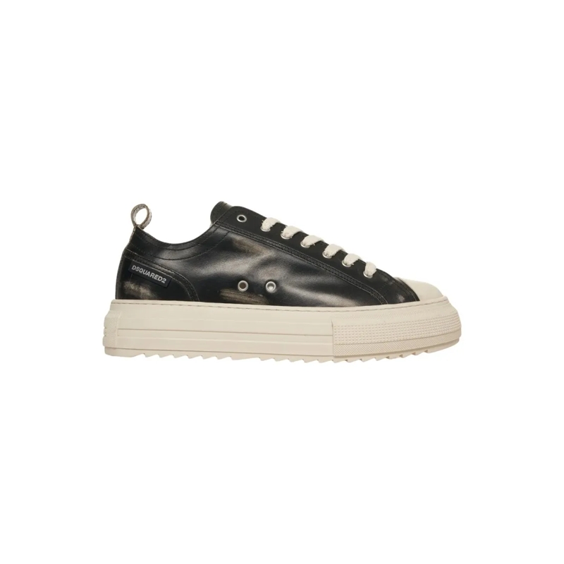 Dsquared2 Lage-top sneaker Berlin' Sneakers Black