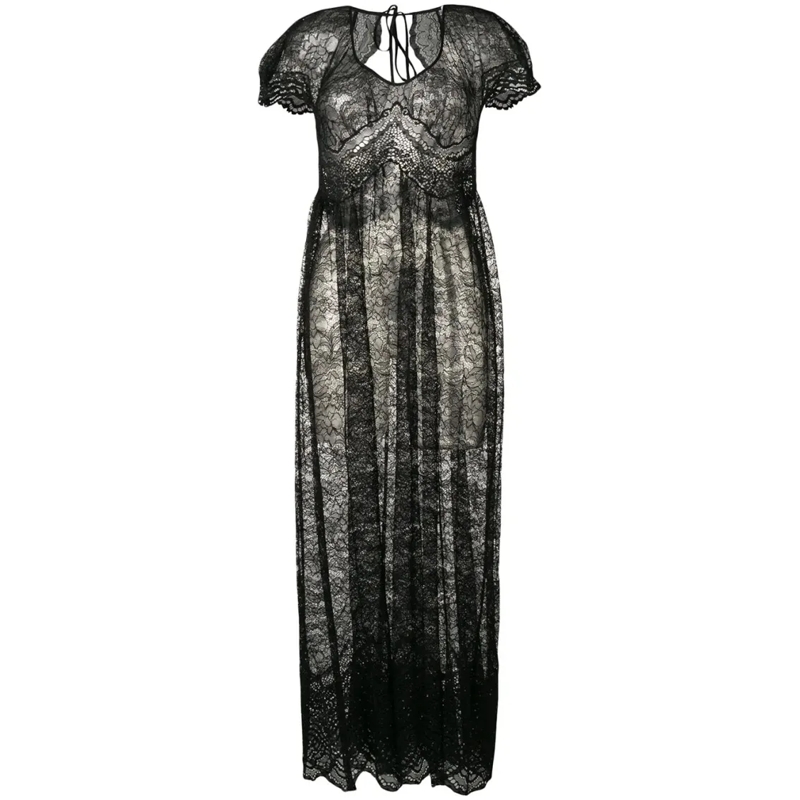 Paco Rabanne  Modern Silhouette Fitted Paco Rabanne Dress Black