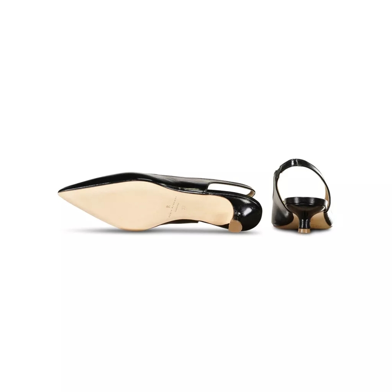 Fabio Rusconi Pumps Pumps Doma aus Leder Schwarz(Image 3)