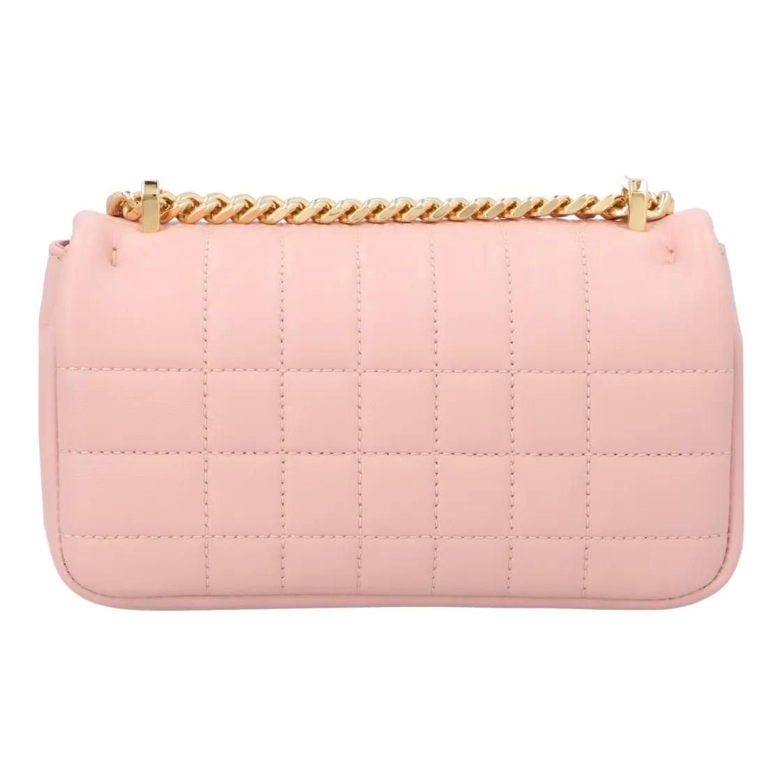 Burberry Quilted Leather Lola Mini Bag Pink Schultertasche