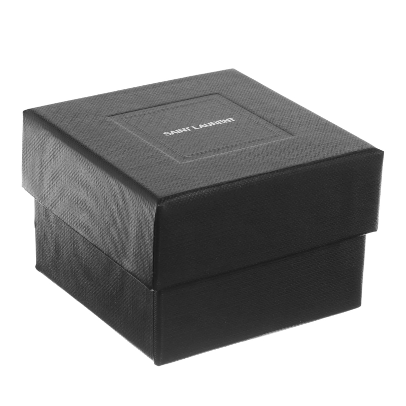 Saint Laurent Ohrstecker Asymetric YSL Pearl or laiton/creme(Image 3)