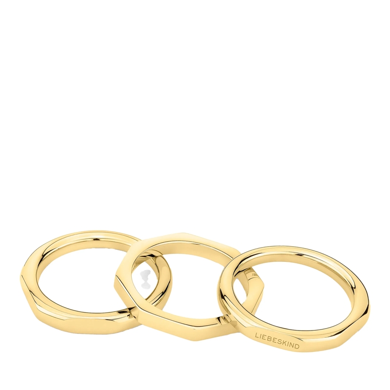 Liebeskind Berlin Ring Edelstahl Urban Chic gold(Image 5)