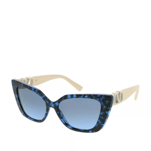 Valentino Women Sunglasses Allure 0VA4073 Havana Blue Lunettes de soleil