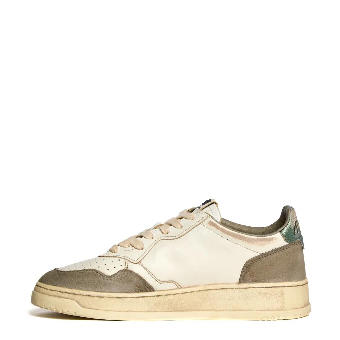 Thumbnail - Autry Low-Top Sneaker - Vintage-Inspired Low-Top Sneakers In Leather And S - Gr. 40 (EU) - in Weiß - für Damen