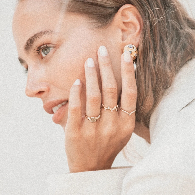 Haze & Glory Ring Ring V-Form Vintage - Feel Alive 375 Gelbgold gold(Image 7)