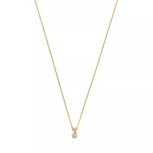 Isabel Bernard De la Paix Emily 14 karat necklace | diamond 0.05  Gold Kort halsband