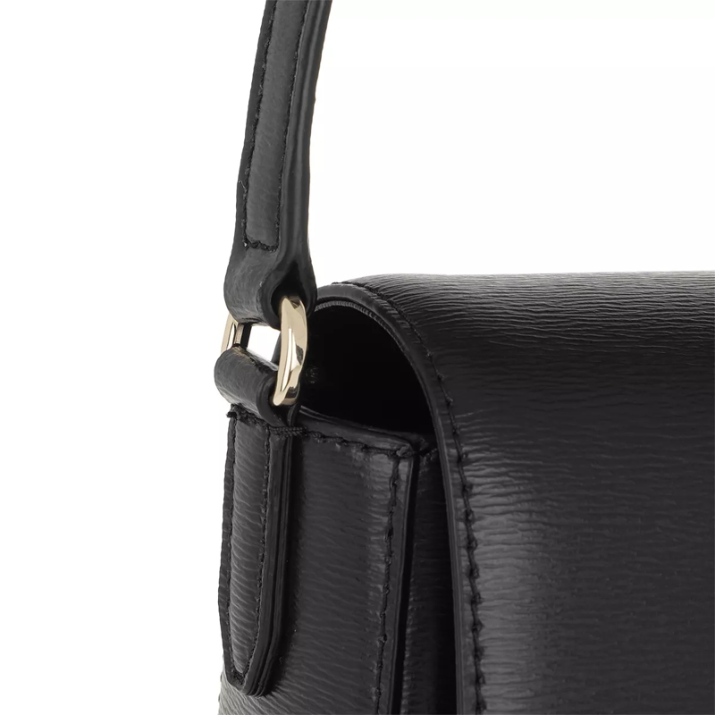DKNY Crossbody Bag Bryant Md Flap Crossbody Black Gold(Image 7)