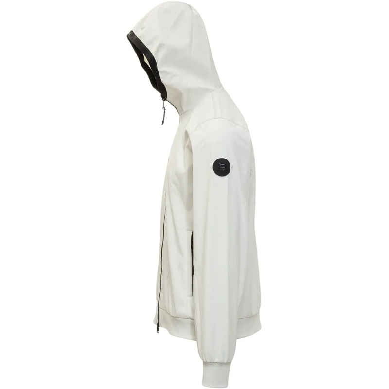 Woolrich Daunenjacke Soft Shell Full Zip Hoodie weiß(Image 5)
