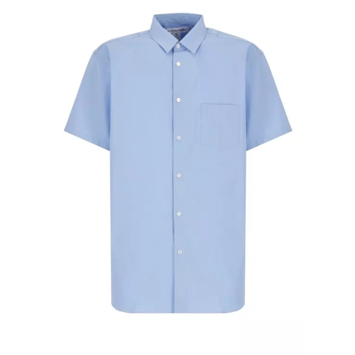 Comme des Garcons Sky Blue Cotton Shirt Blue 