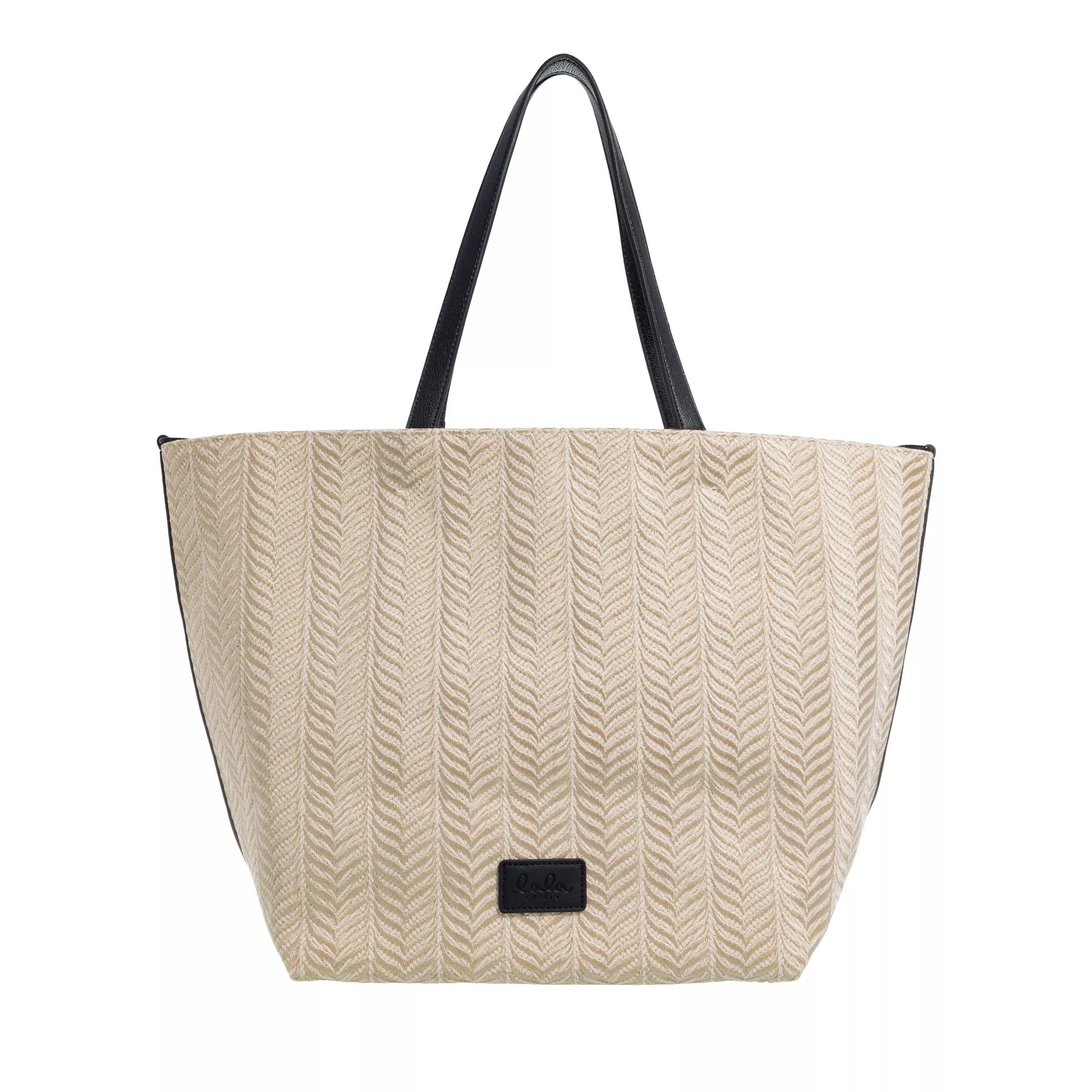 Lala Berlin Shopper - Shopper Monna - Gr. unisize - in Creme - für Damen