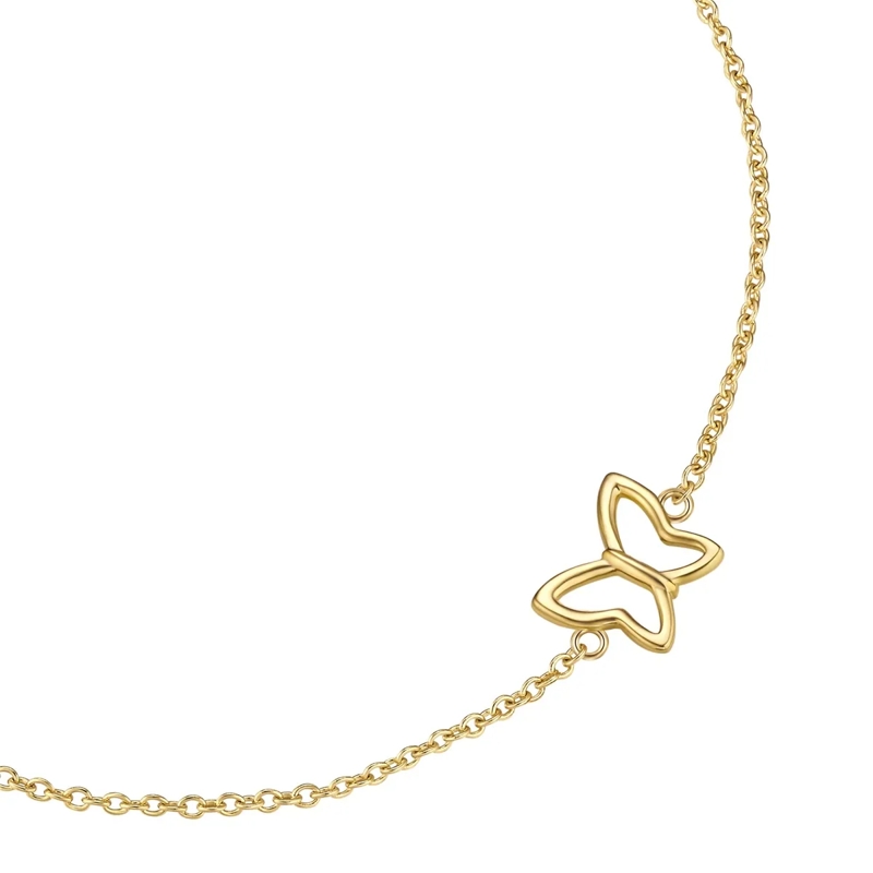 Glanzstücke München Armband Sterling Silber Armband Schmetterling gold(Image 2)