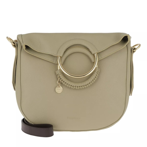 See By Chloé Hana Shoulder Bag Leather Foamy Green Tote