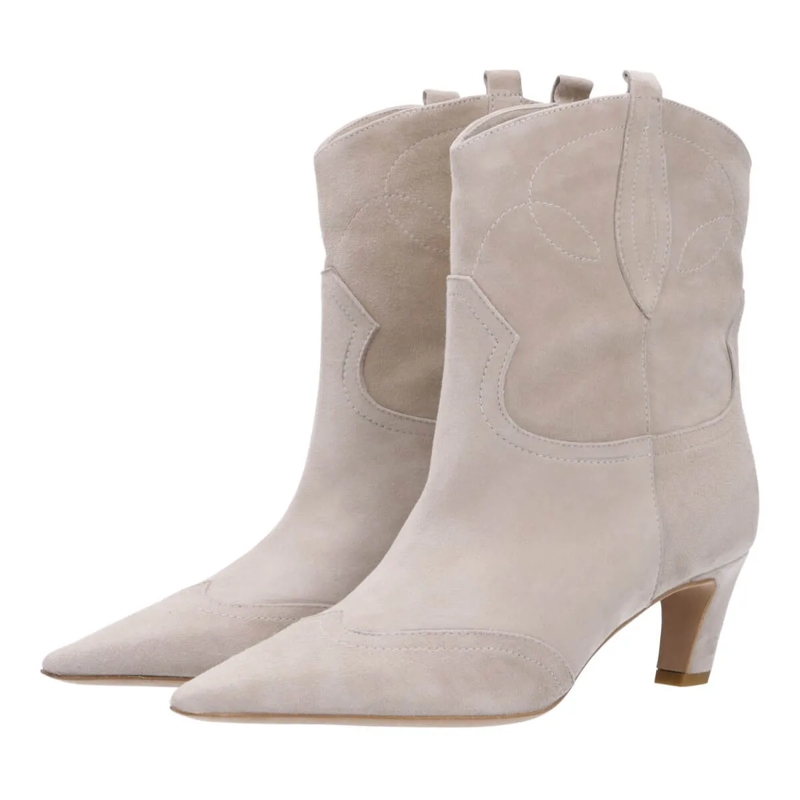 Thea Mika Cowboy-Stiefel Cowboy Boots beige