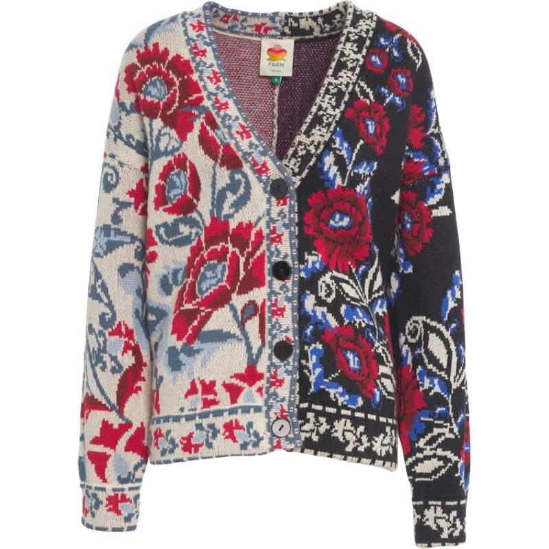 Farm Rio  Ethno-style cardigan mehrfarbig