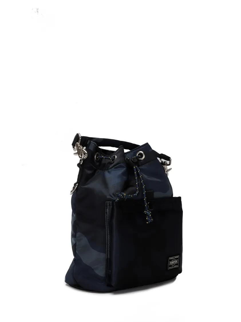 PORTER-YOSHIDA & CO Crossbody bags Minimal Design Nylon Bag in blauw