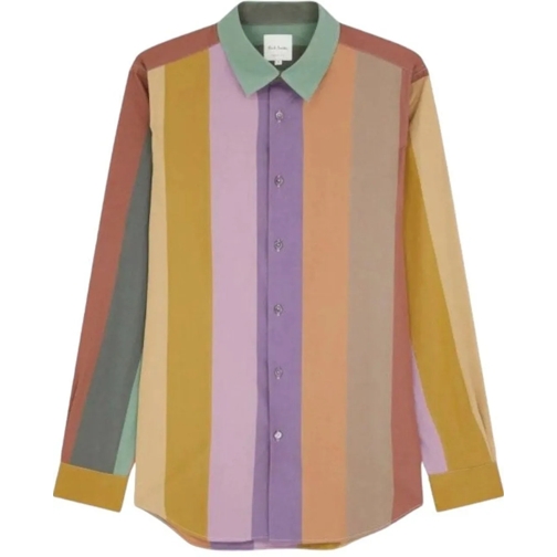 Paul Smith Hauts décontractés Chemise Soho larges rayures multicolore M1R 901U N mehrfarbig