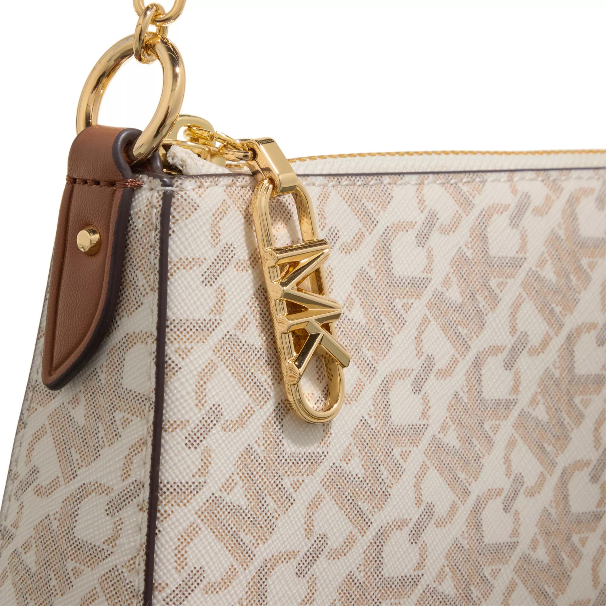 Michael Kors Pochettes Md Chain Pouchette in beige