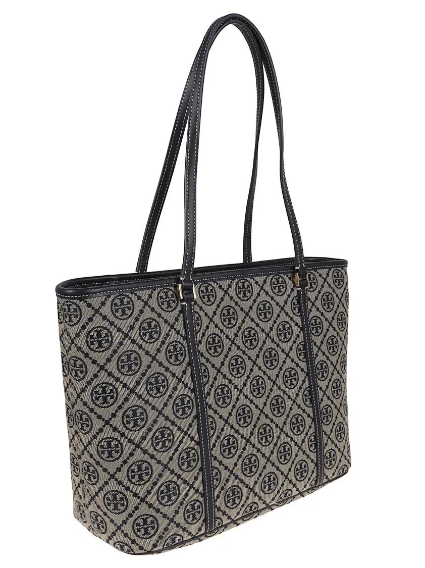 TORY BURCH Shoppers & Totes T Monogram Small Zip Tote in blauw