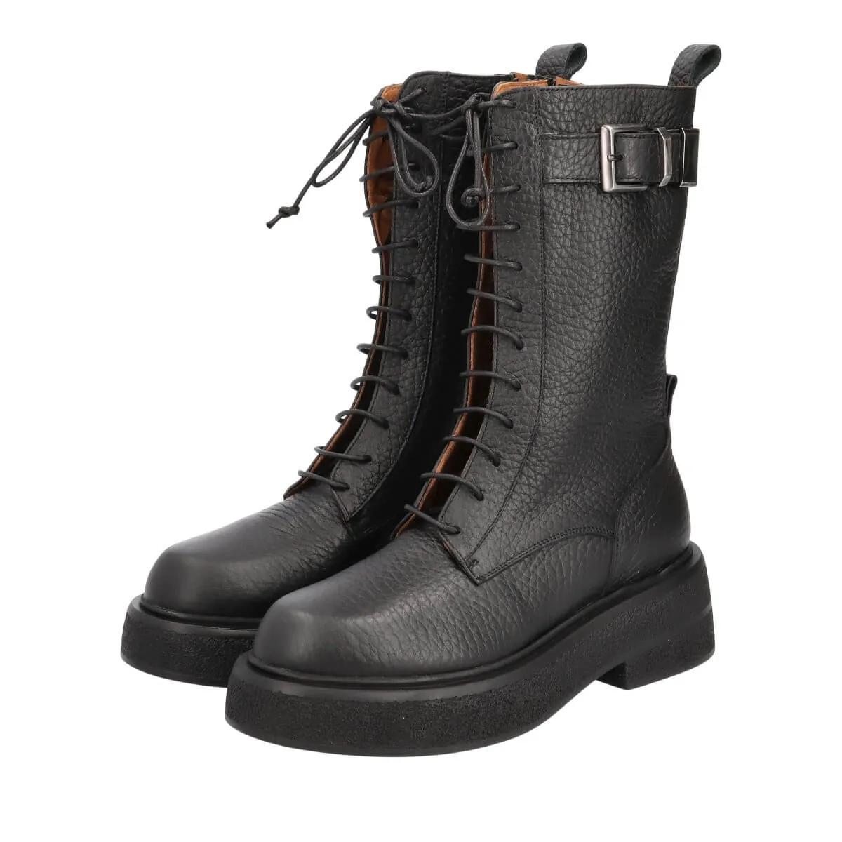 Thea Mika Boots & Stiefeletten - Schnürstiefel - Gr. 37 (EU) - in Schwarz - für Damen