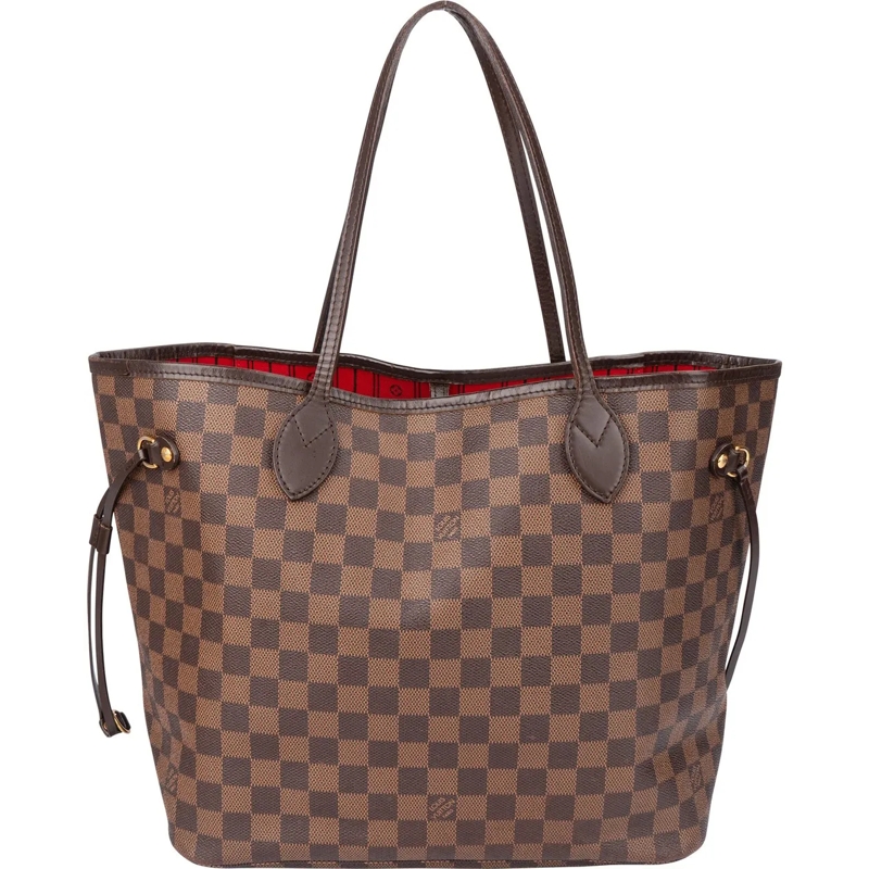 Louis Vuitton Schultertasche Louis Vuitton Damier Ebene Monogram Neverfull MM S braun