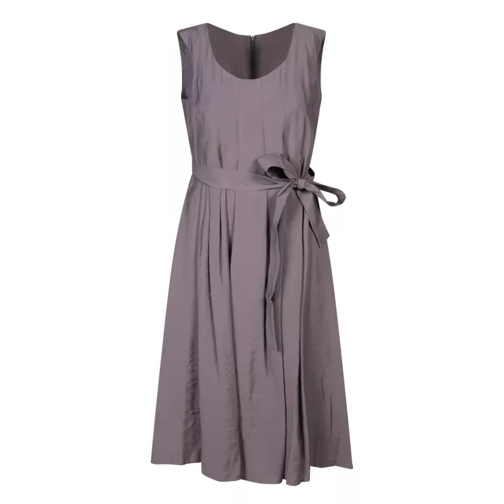 Blanca Vita Sleeveless Dress With A V-Neckline Grey 