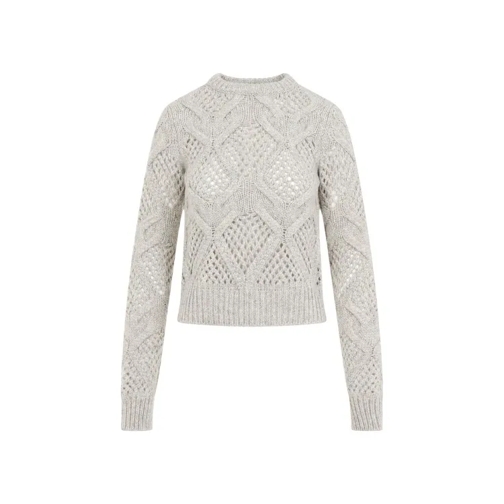 Sportmax Neutral Melange Wool Narvel Sweater Neutrals Pull