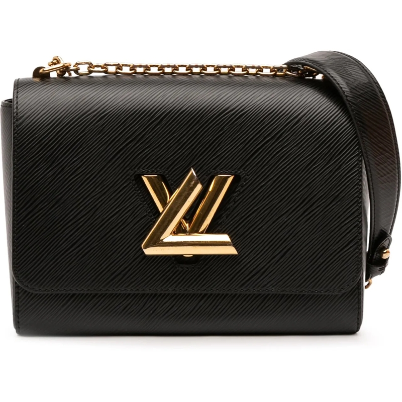 Louis Vuitton Schultertasche Epi Twist MM schwarz