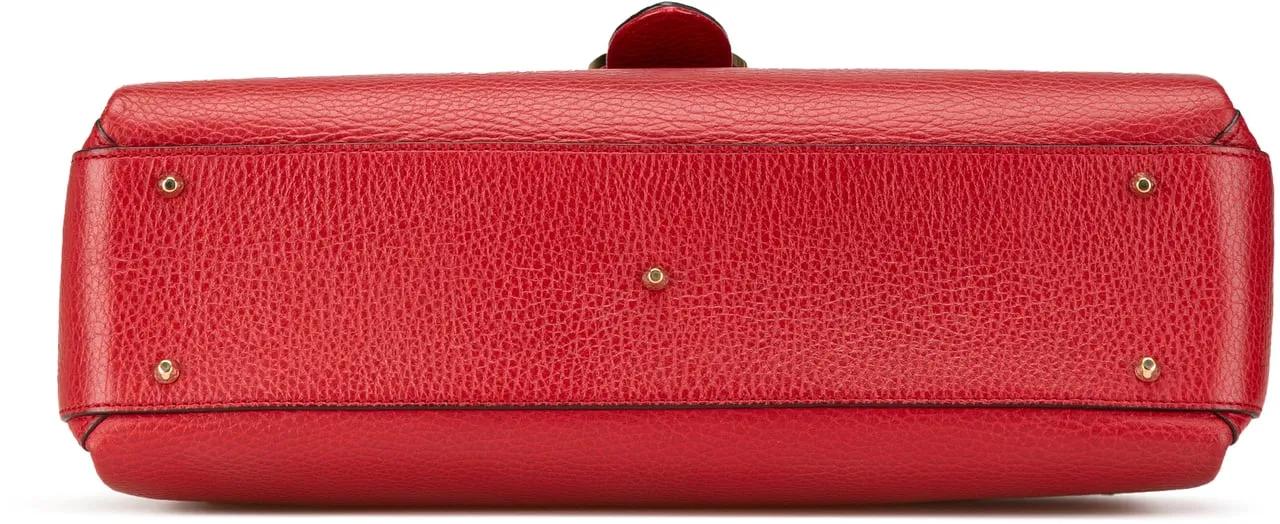 Thumbnail - Gucci Hobo Bags - 2016-2025 Medium Dollar Calf Interlocking G Satche - Gr. unisize - in Rot - für Damen