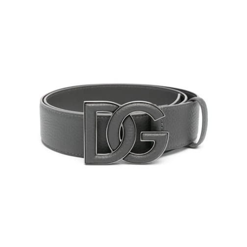 Dolce&Gabbana Gürtel Logo Belt Grey