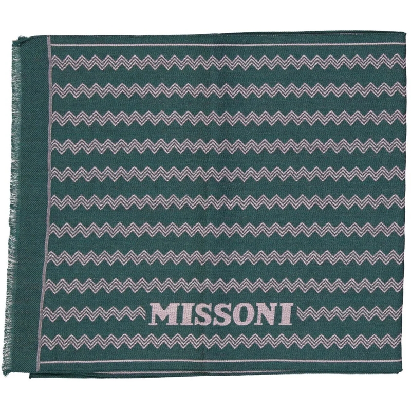 Missoni T-Shirt MISSONI Wool Scarf grün
