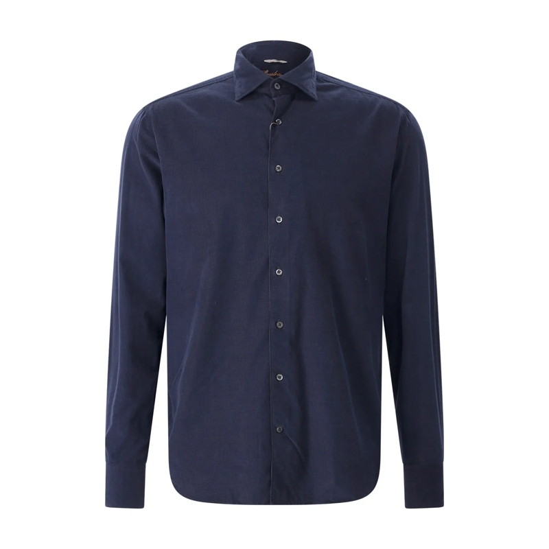 STENSTRÖMS Chemise Regular-Fit Cordhemd aus Baumwolle blau(Image 4)