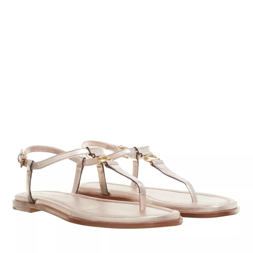Coach Jessica Sandal Leather Champagne Strappy sandaal