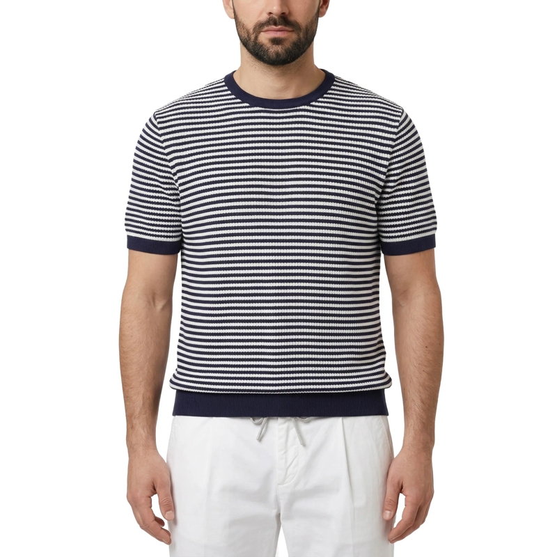 Eleventy T-Shirt T-Shirt aus Baumwolle blau(Image 2)