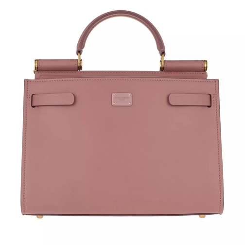 Dolce&Gabbana Sicily 62 Tote Leather Rosa Polvere Draagtas