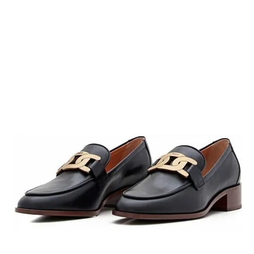 Tod's 35mm Leather Loafers Black Mocassin