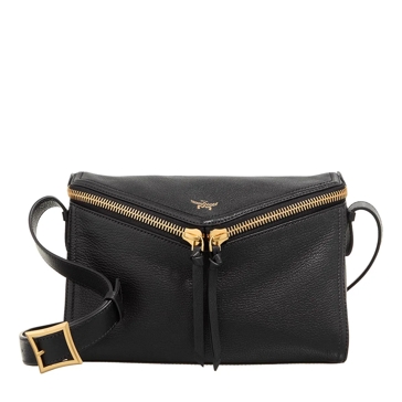 Mcm shoulder bag black best sale