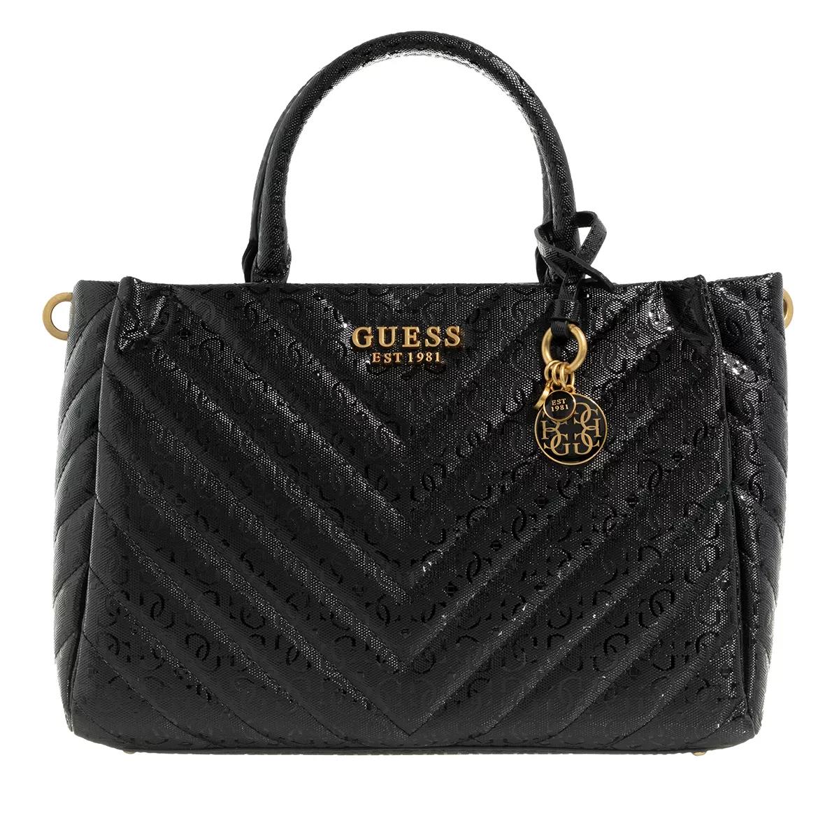 Guess Tote - Jania Society Satchel - Gr. unisize - in Schwarz - für Damen