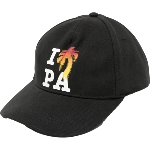 Palm Angels  I Love Pa Logo Baseball Cap schwarz