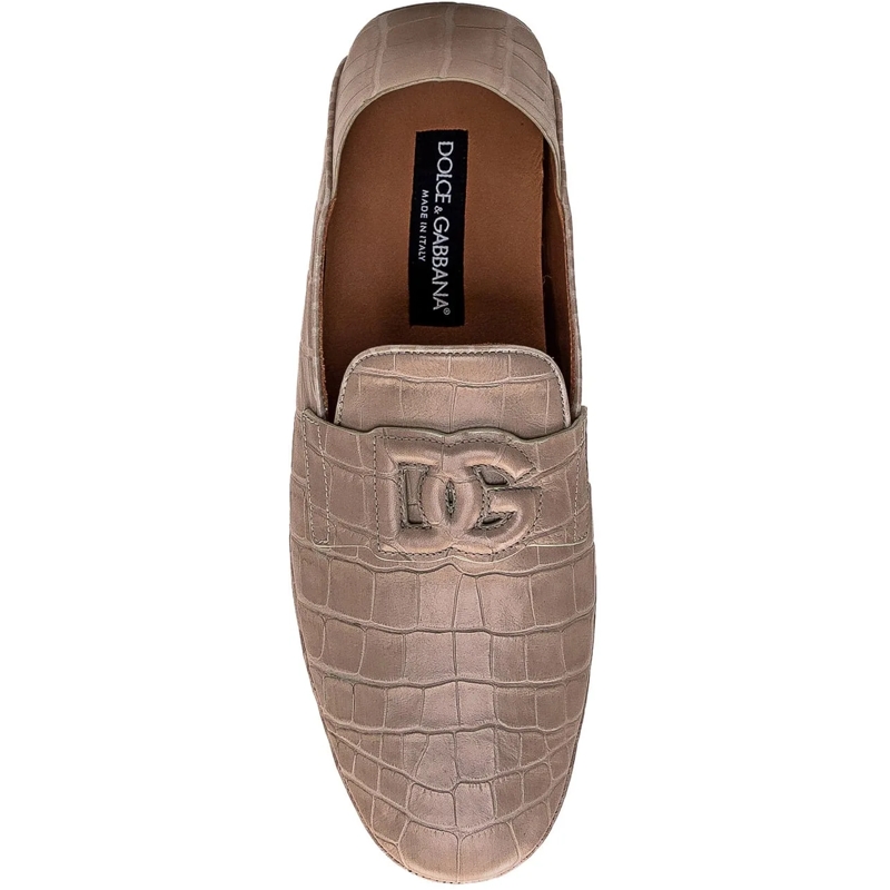 Dolce&Gabbana Loafer Driver in Pelle beige(Image 4)