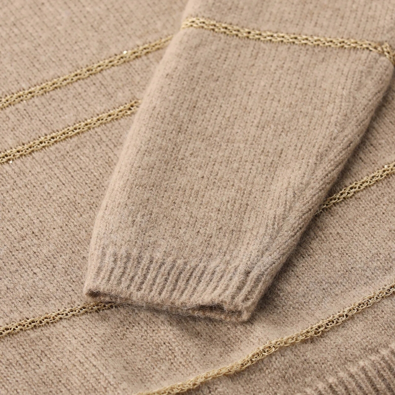 Fabiana Filippi Pullover Pullover aus Woll-Mix beige(Image 4)