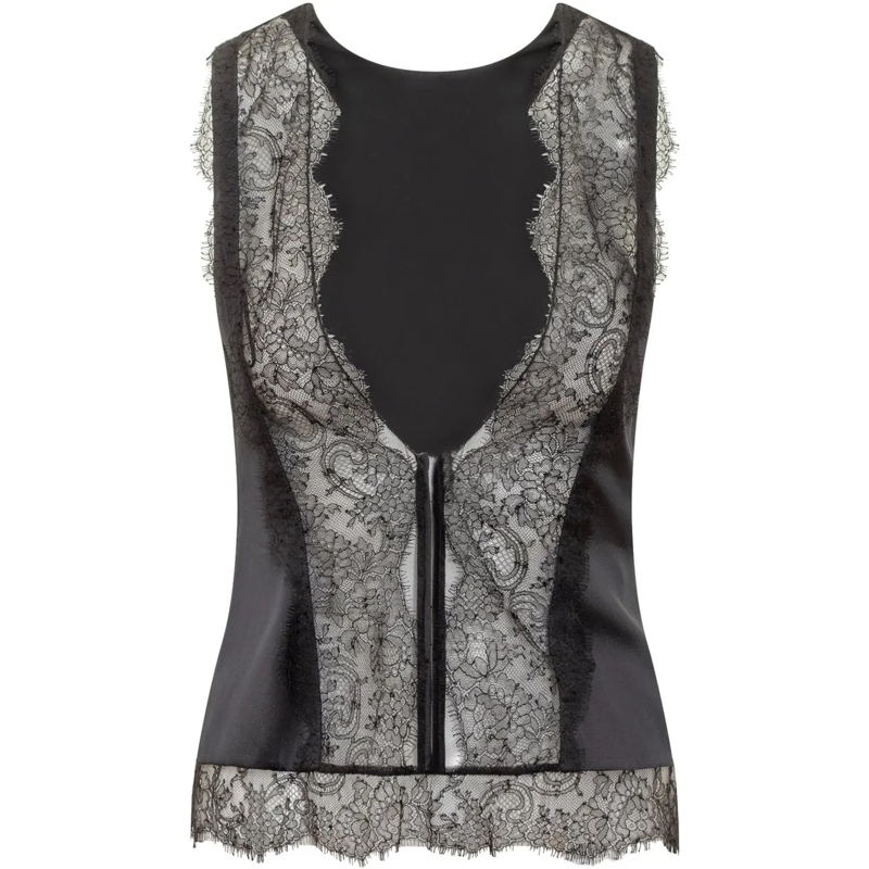 Tom Ford Top Top In Raso schwarz