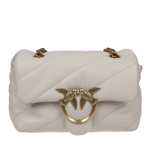 Pinko Draagtas Love Mini Puff Maxi Quilt Bag White weiß