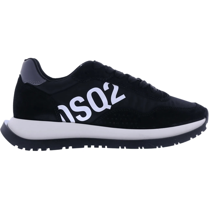 Dsquared2 Dames Lace-Up Low Top Sneakers schwarz Lage-top sneaker