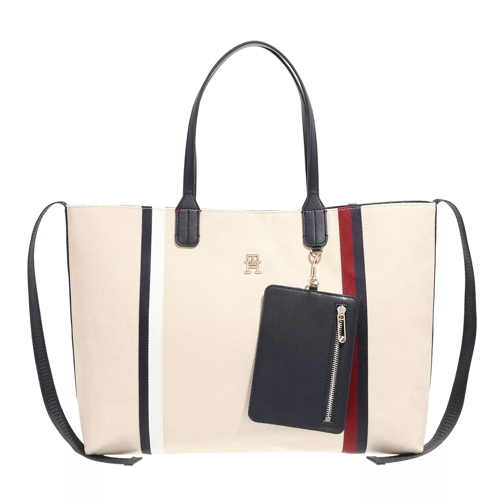 Tommy Hilfiger Iconic Tommy Tote Corp Sugarcane Corp Twill Rymlig shoppingväska